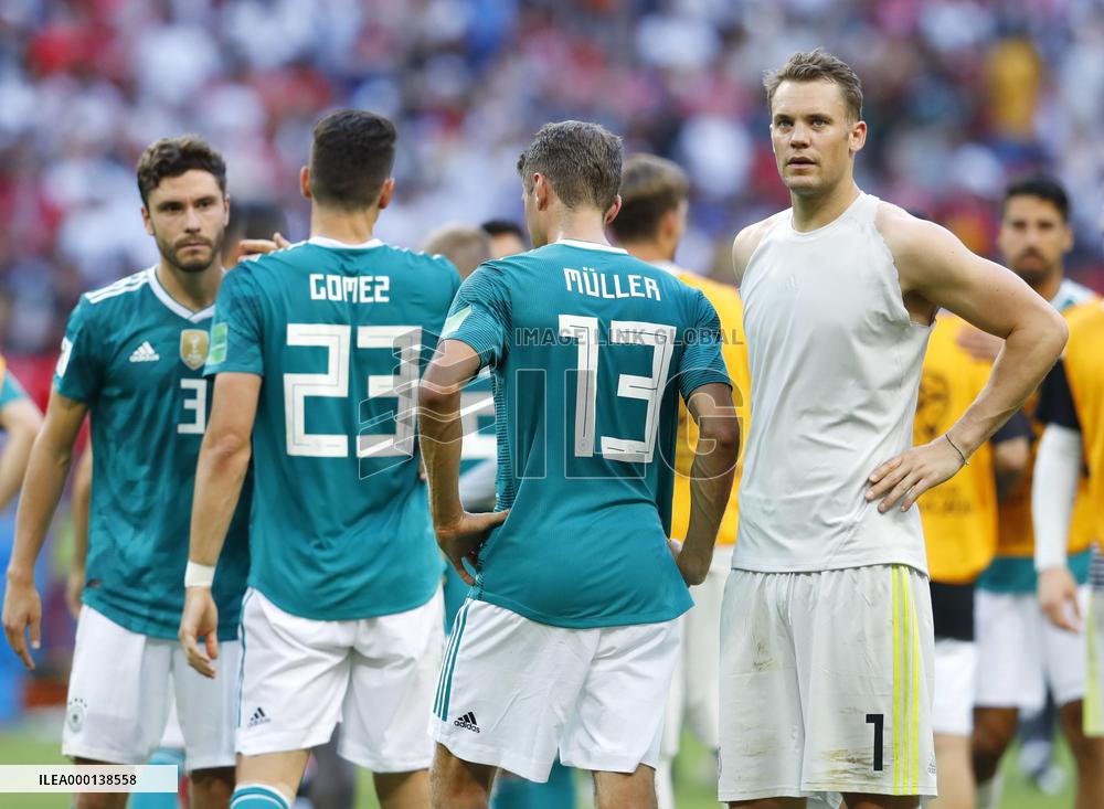 Football: Germany vs South Korea at World Cup