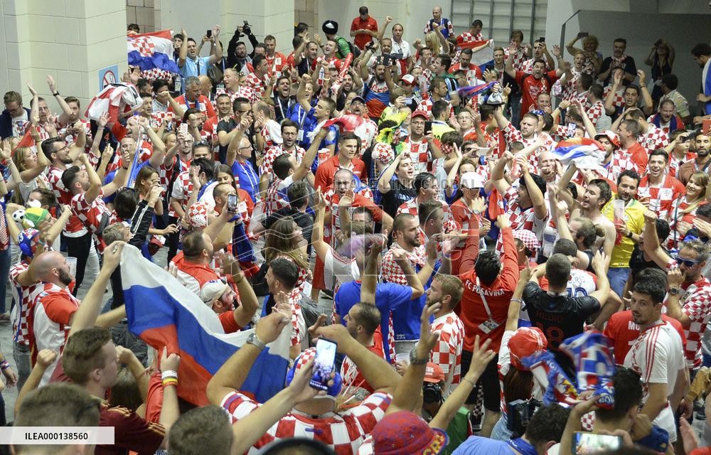 Football: France vs Croatia at World Cup