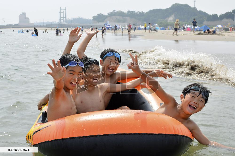 Beache ravaged by 2011 tsunami open to public