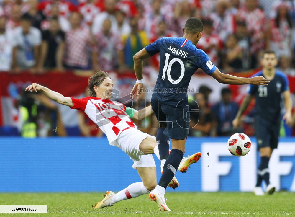 Football: France vs Croatia at World Cup