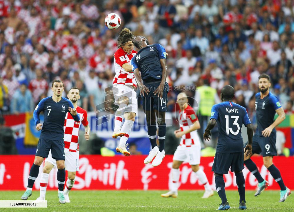 Football: France vs Croatia at World Cup