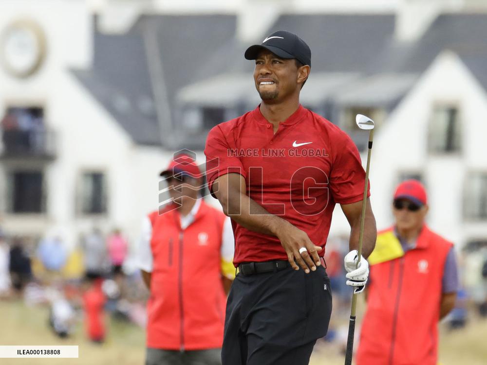 Golf: Tiger Woods at British Open