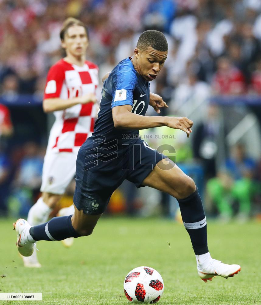 Football: Mbappe at World Cup