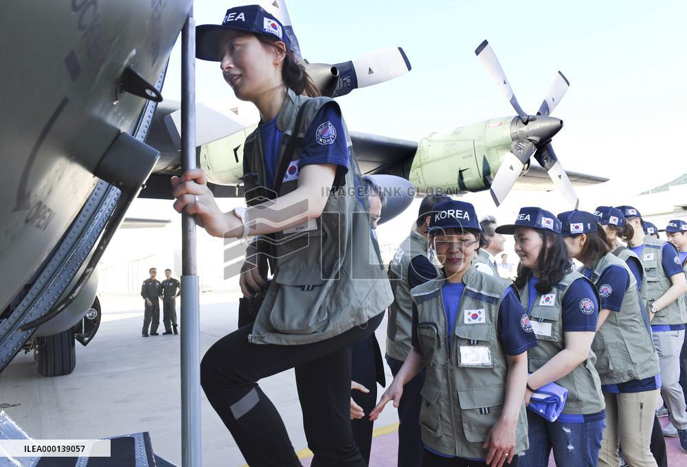S. Korean rescue workers head to Laos after dam collapse