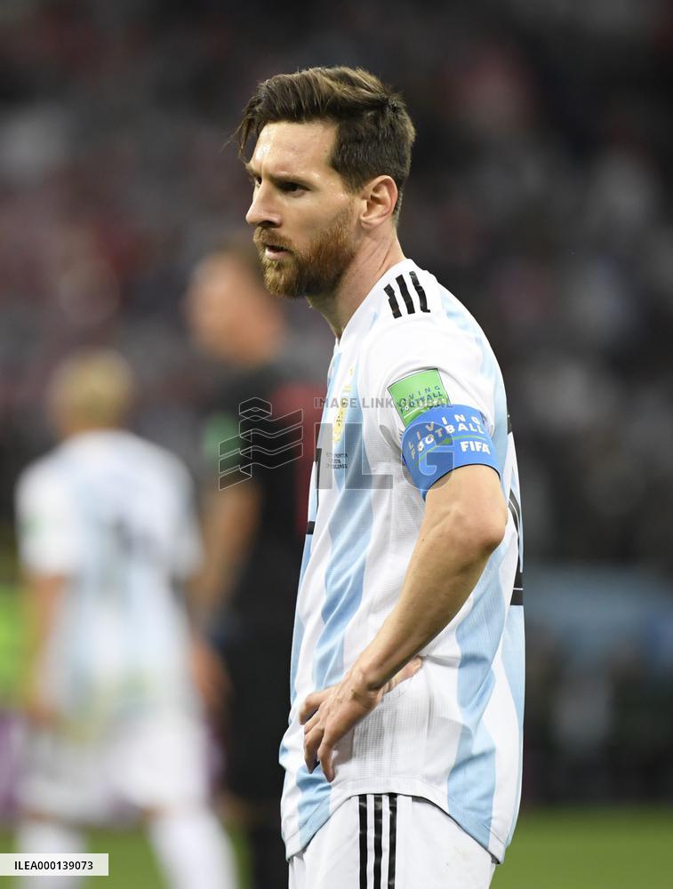 Football: Argentina vs Croatia at World Cup