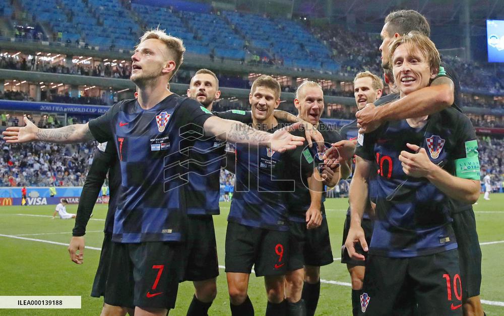 Football: Argentina vs Croatia at World Cup