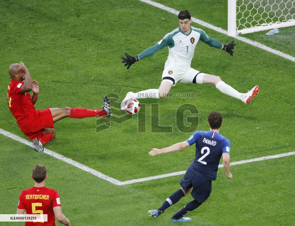 Football: France vs Belgium at World Cup
