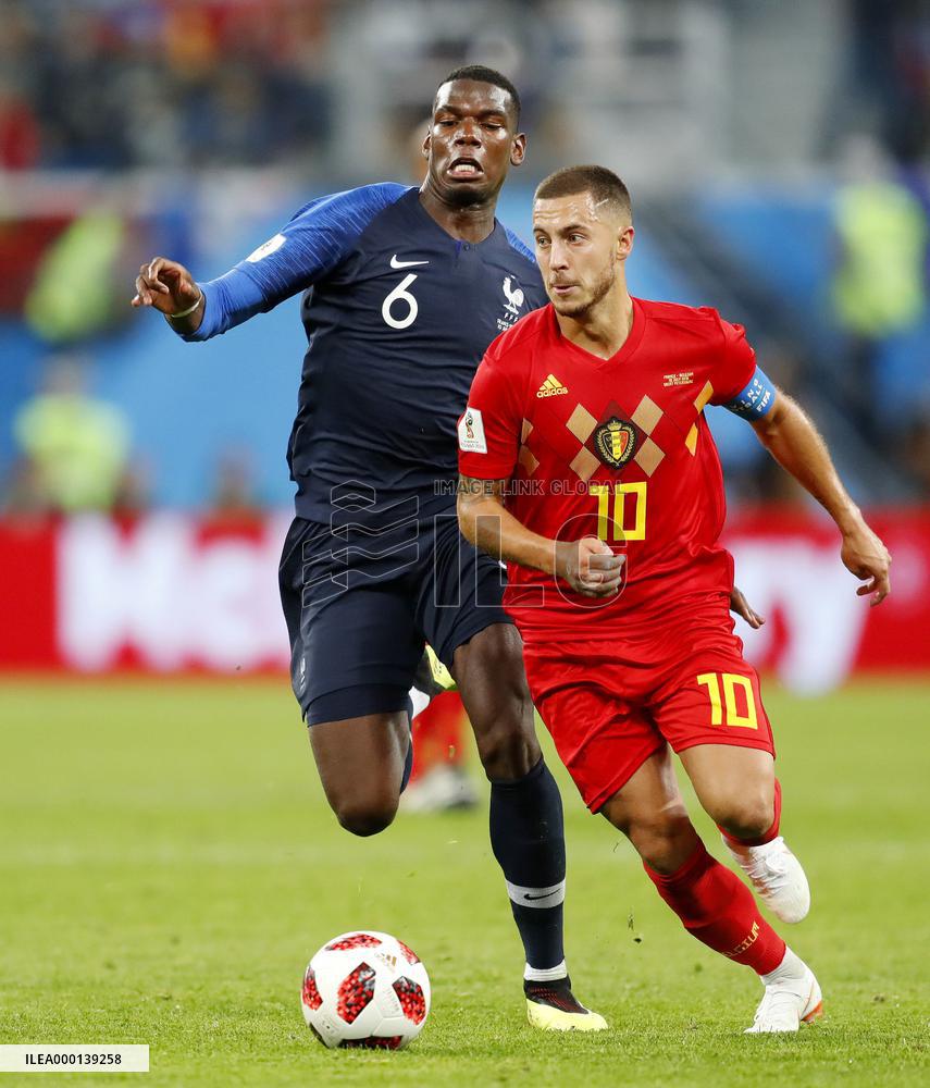 Football: France vs Belgium at World Cup