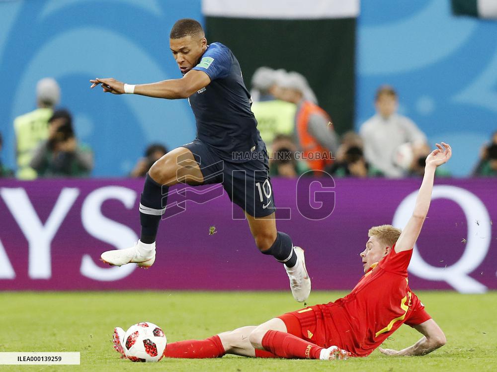 Football: France vs Belgium at World Cup