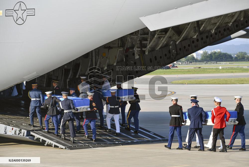 Repatriation of remains from N. Korea