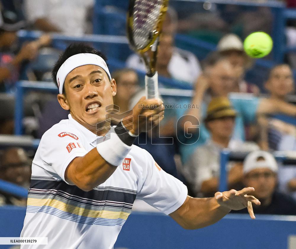 Tennis: Nishikori at Citi Open