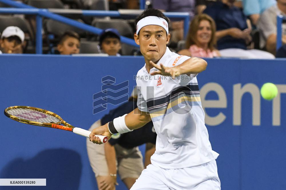 Tennis: Nishikori at Citi Open