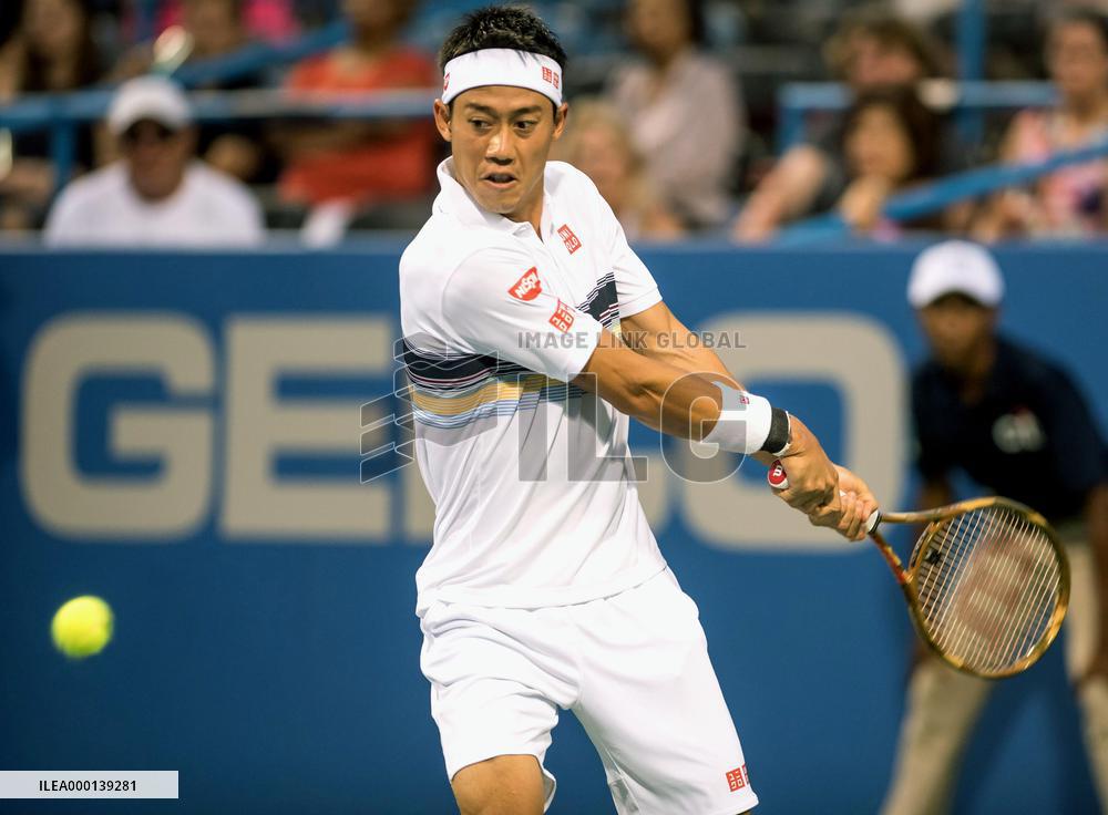 Tennis: Nishikori at Citi Open