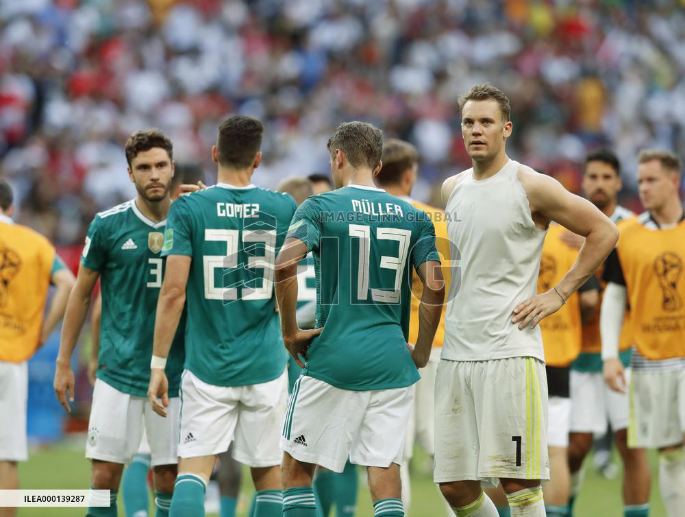 Football: Germany vs South Korea at World Cup
