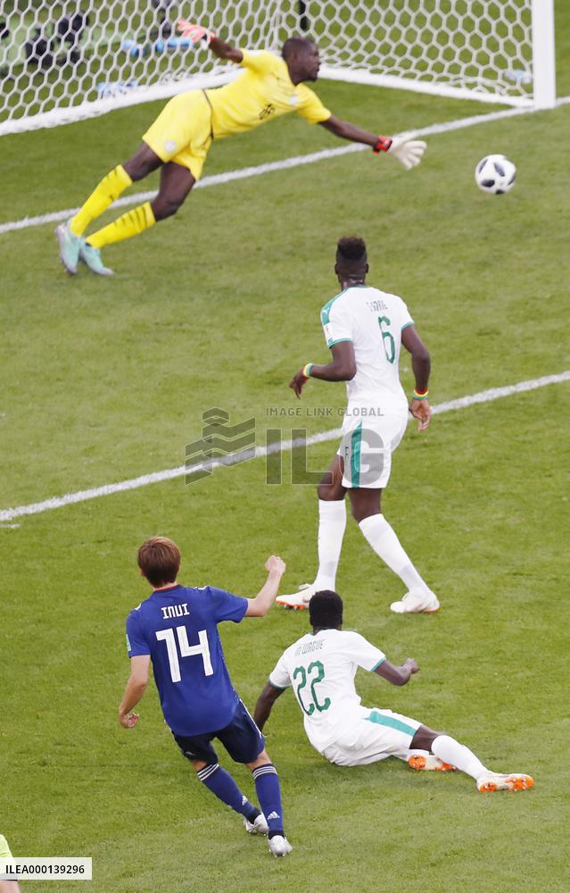 Football: Japan's Inui at World Cup