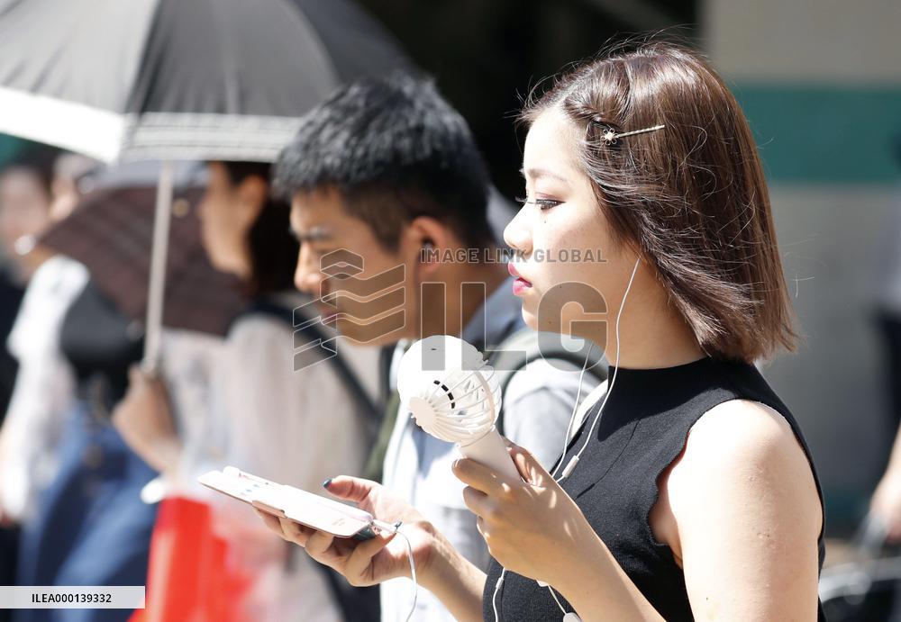 Heatwave continues in Japan