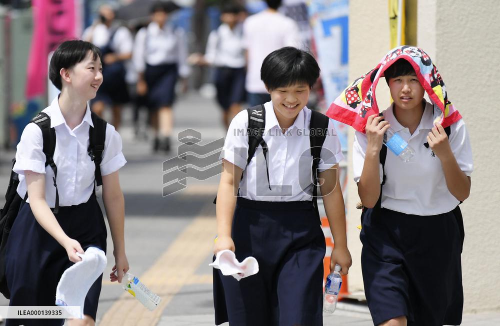 Heatwave continues in Japan