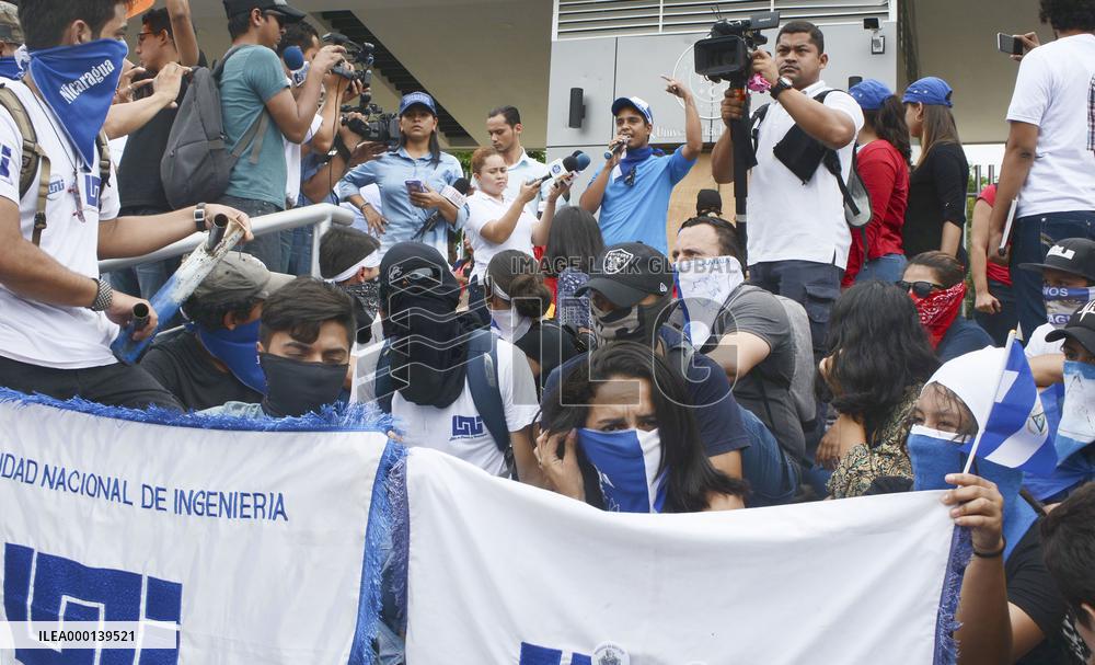 Student protest in Nicaragua