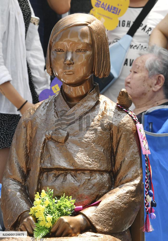 Comfort woman statue in Seoul