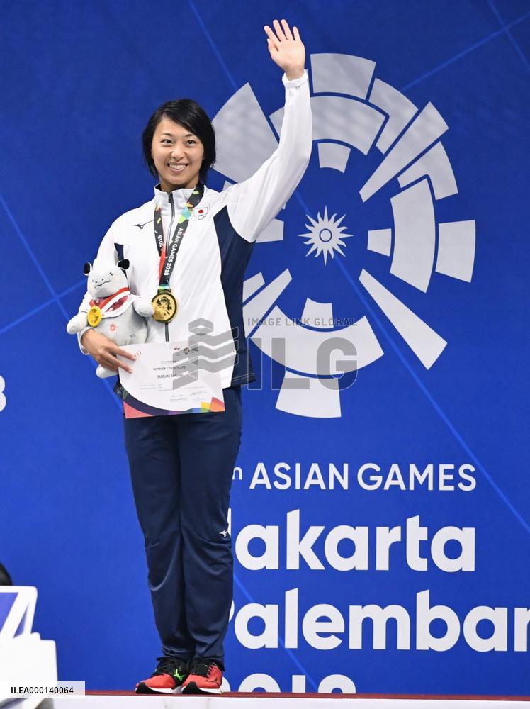 Asian Games: Suzuki wins gold in 100M breaststroke