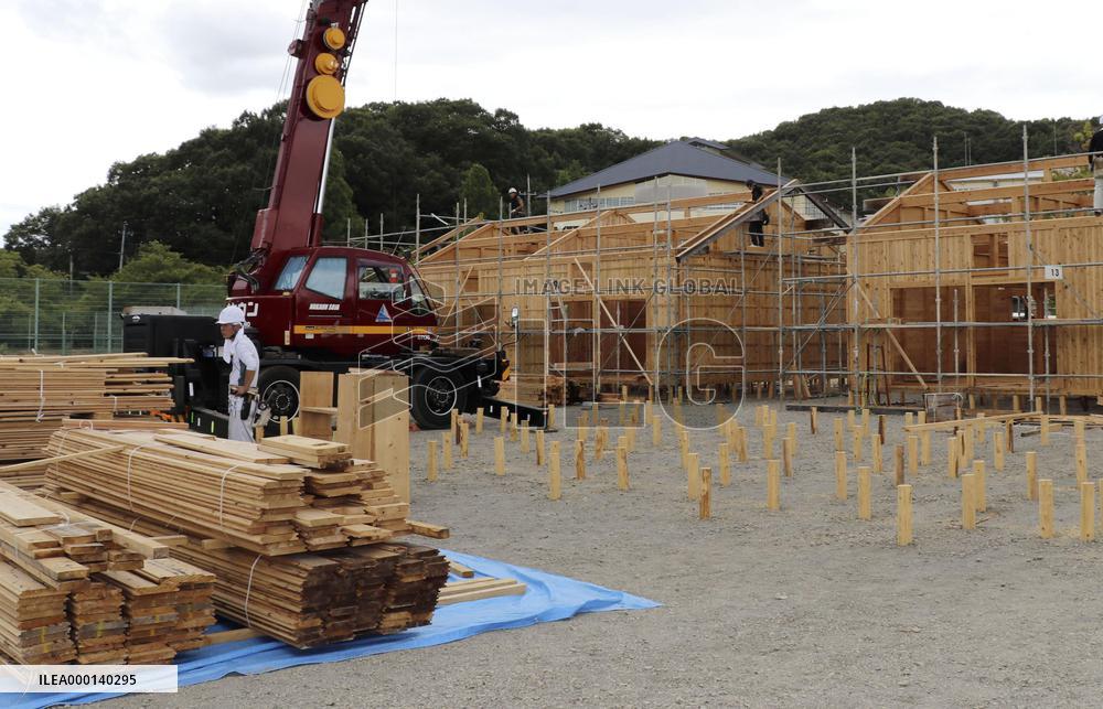 Temporary housing in Fukushima reused