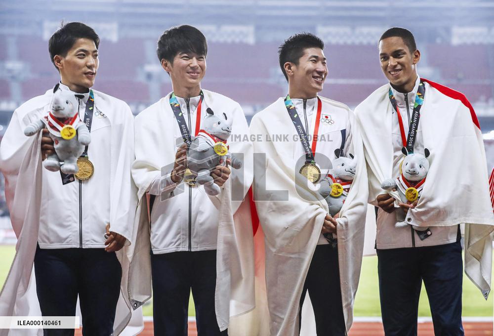 Asian Games: Japan wins men's 4x100m relay