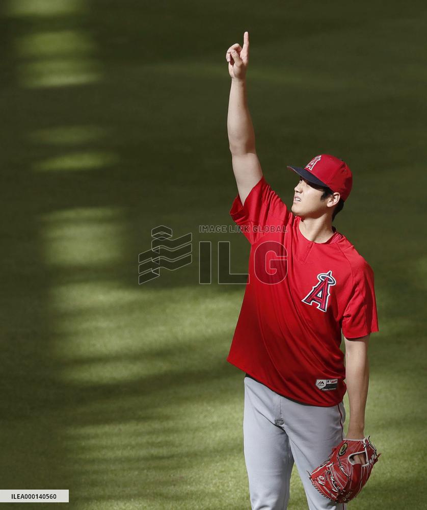 Baseball: Angels' Ohtani
