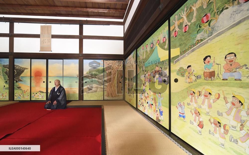 New paintings at Kyoto temple