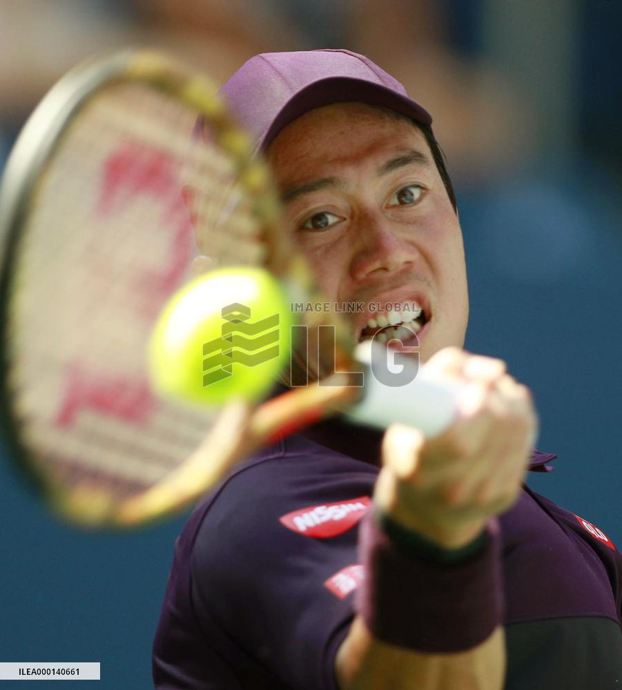 Tennis: Nishikori at U.S. Open