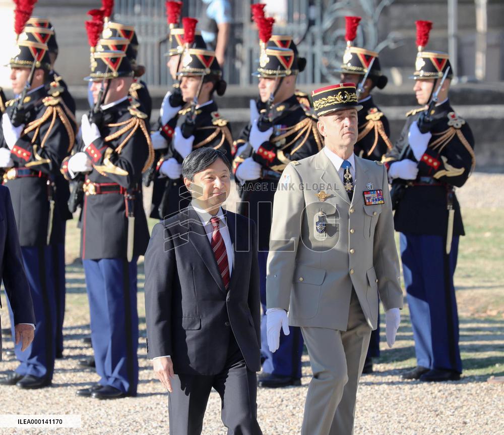 Japanese Crown Prince visits France