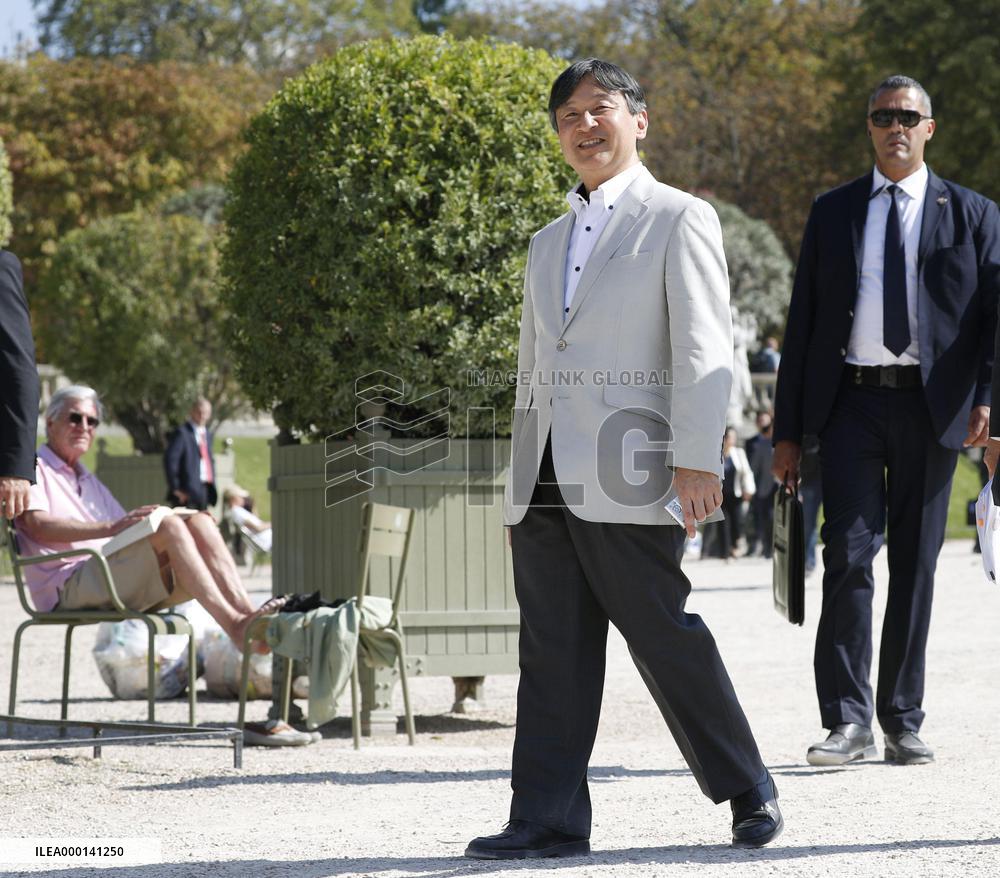 Japan's Crown Prince Naruhito in France