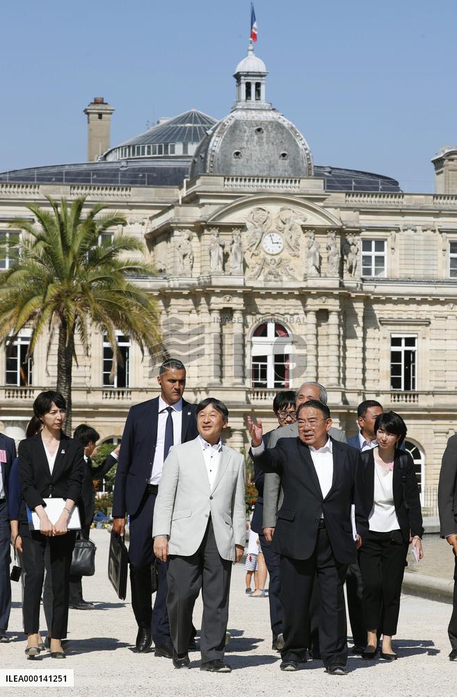 Japan's Crown Prince Naruhito in France