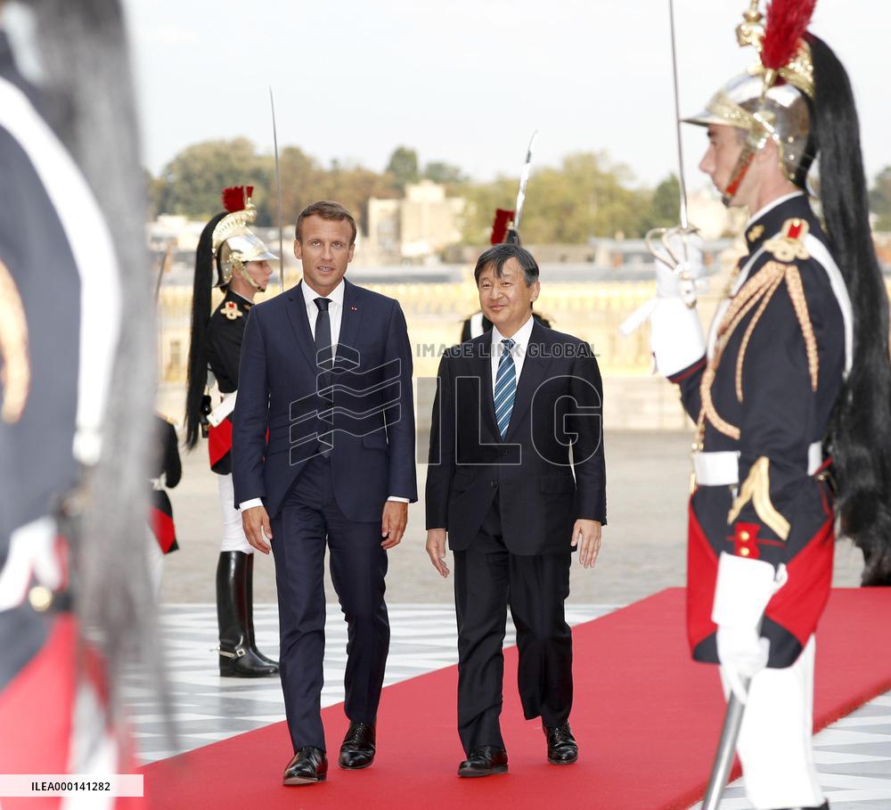 Japan's Crown Prince Naruhito in France