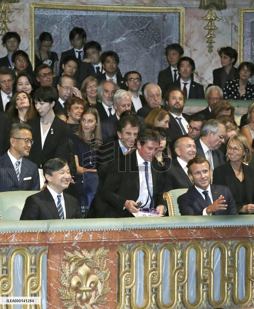 Japan's Crown Prince Naruhito in France