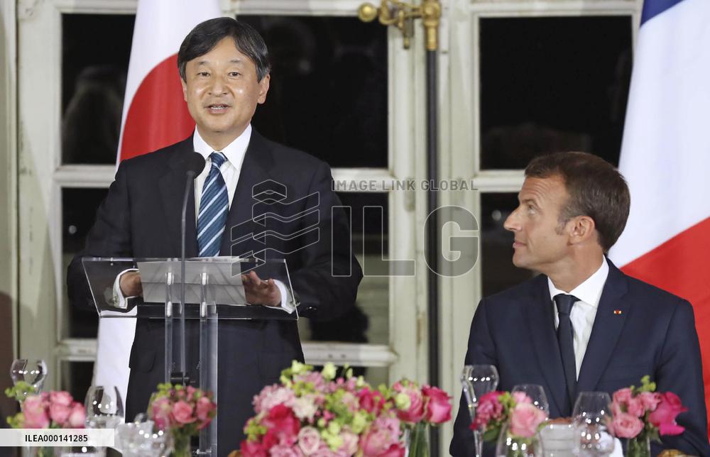 Japan's Crown Prince Naruhito in France
