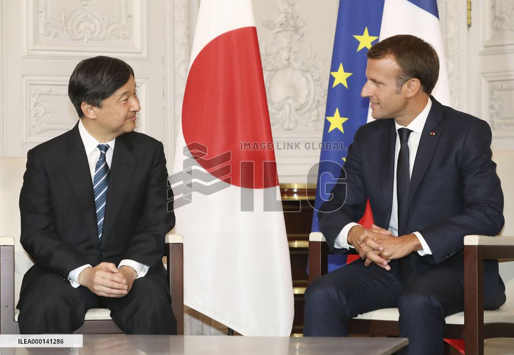 Japan's Crown Prince Naruhito in France