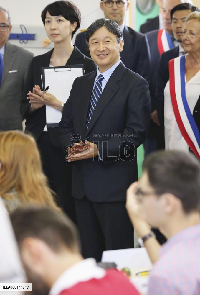 Japan's Crown Prince Naruhito in France