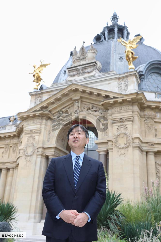 Japan's Crown Prince Naruhito in France