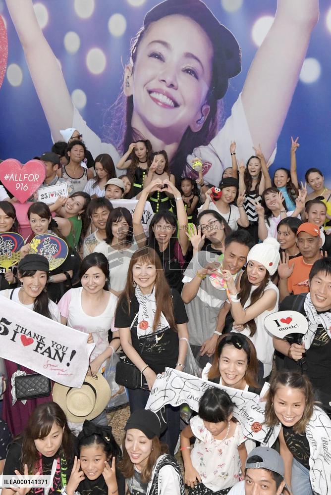 Japan diva Amuro's last performance