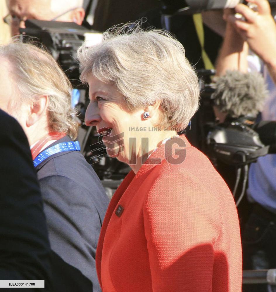 British PM May at informal EU summit
