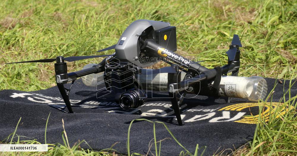 Drone test to deliver newspapers