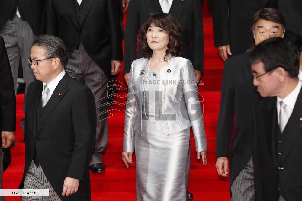 Abe's reshuffled Cabinet