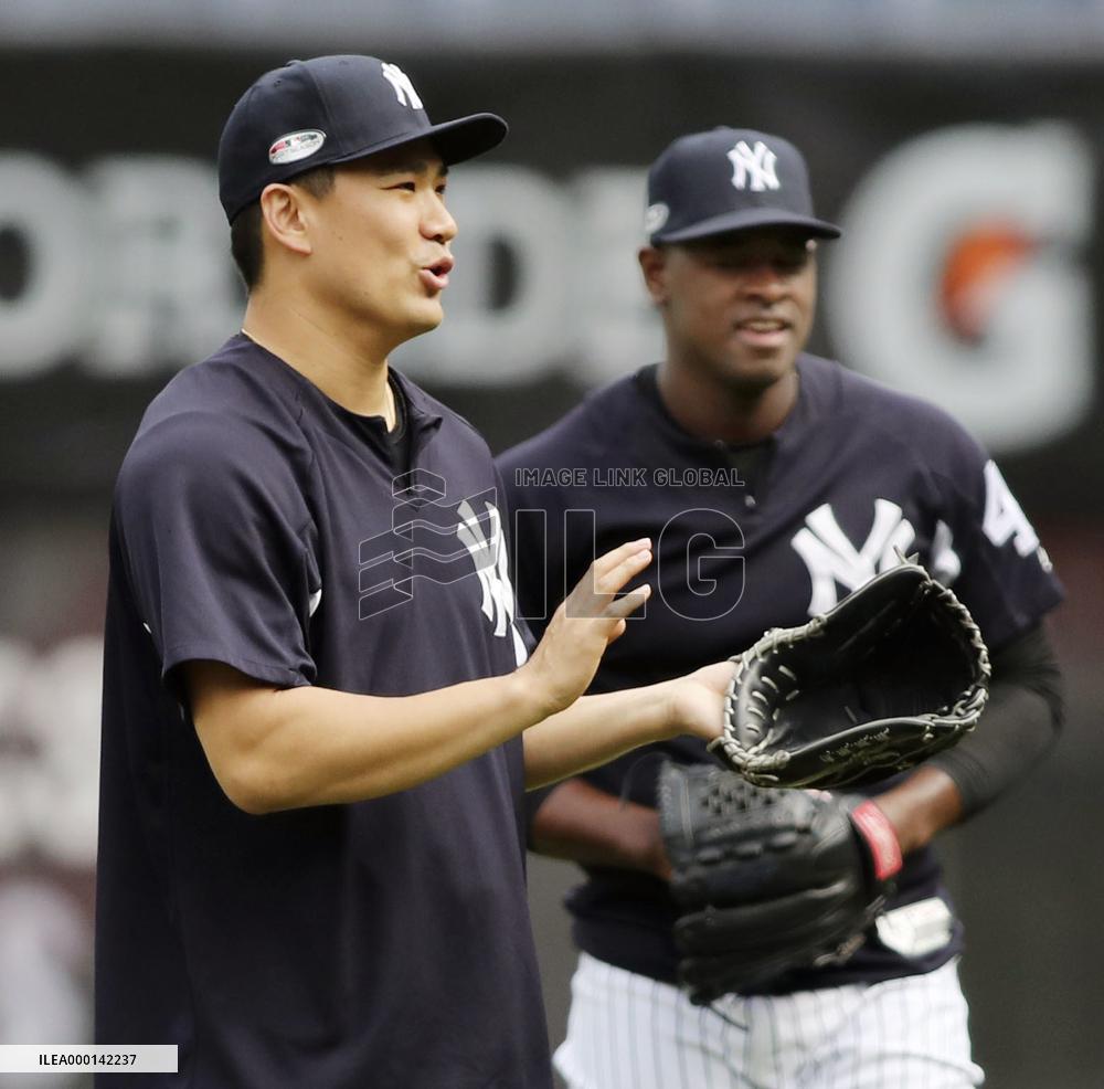 Baseball: Yankees' Tanaka, Severino