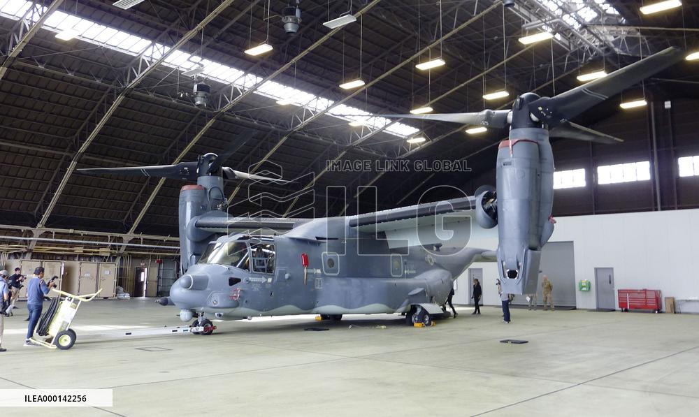 U.S. Ospreys at Yokota base