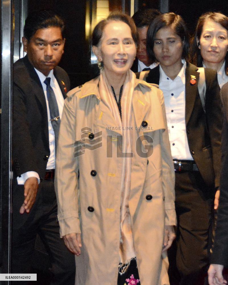 Myanmar leader Aung San Suu Kyi