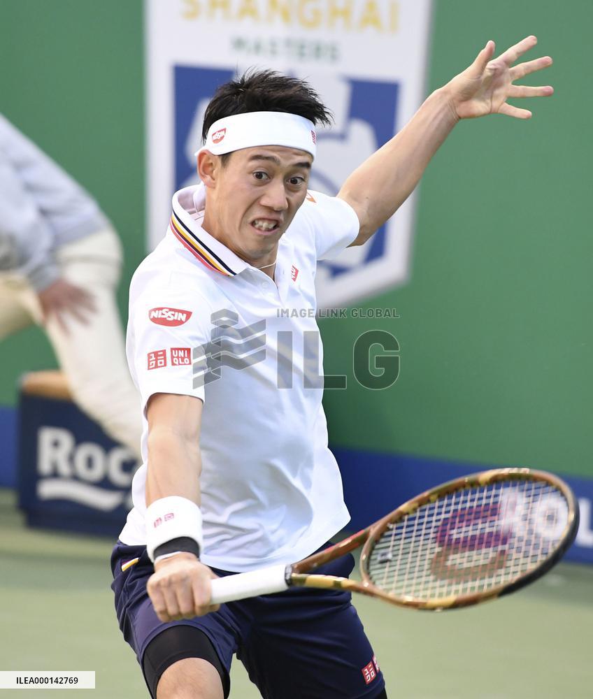 Nishikori at Shanghai Masters