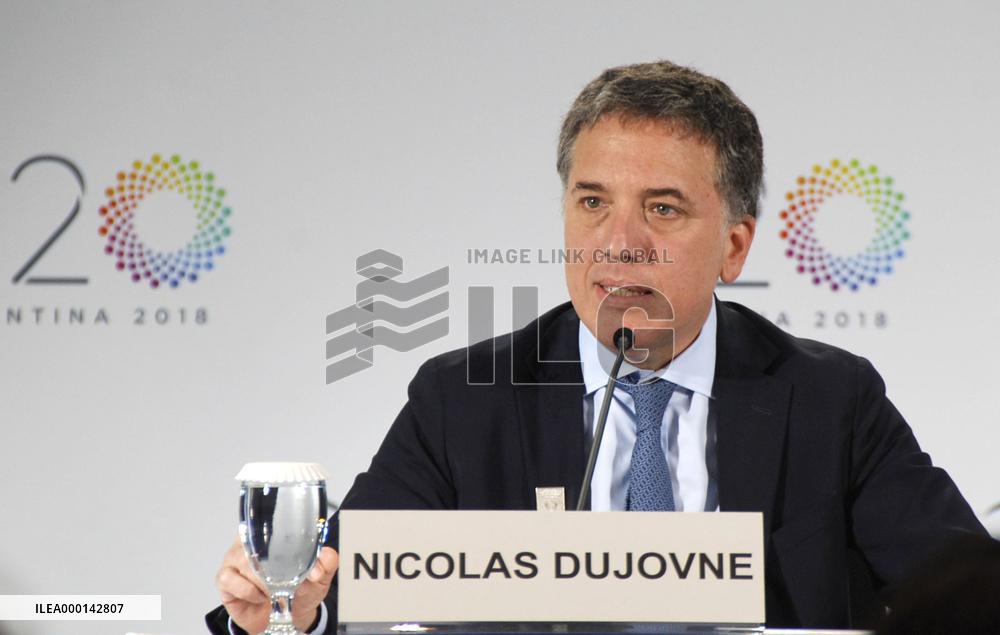 Argentine Treasure Minister Nicolas Dujovne