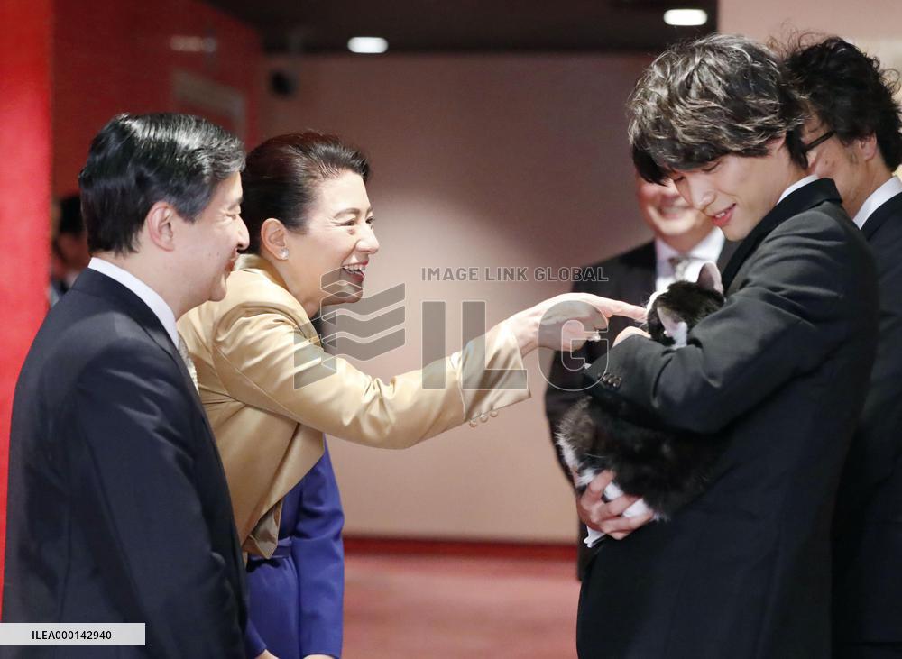 Crown Prince Naruhito at premier show