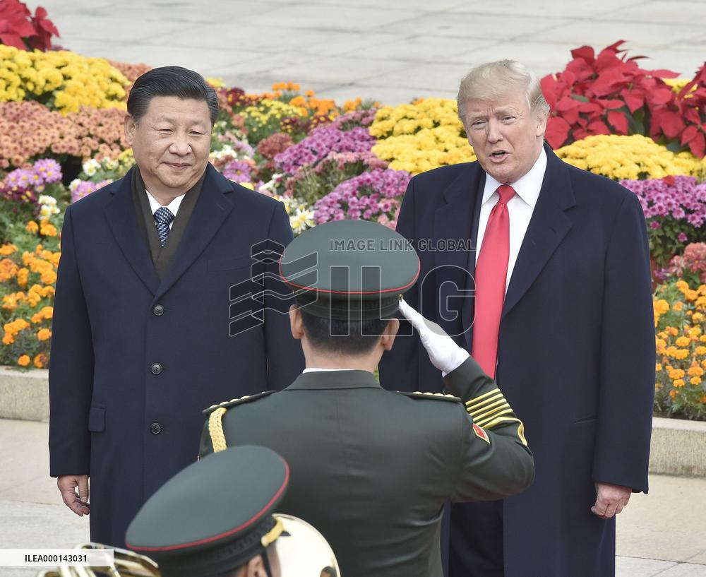 Trump and Xi in Beijing