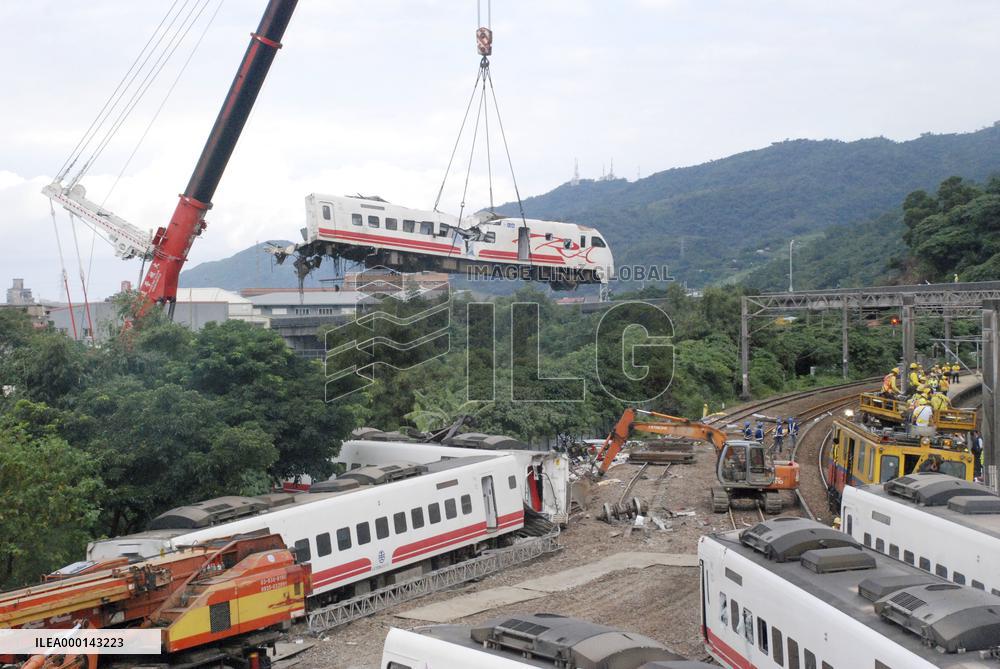 Taiwan train derailment
